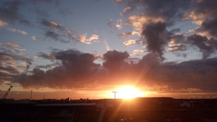 Obraz premium sunset over sea