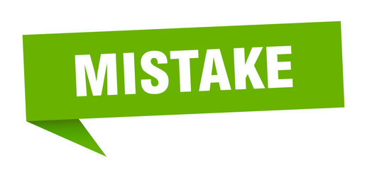 mistake