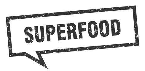 superfood sign. superfood square speech bubble. superfood