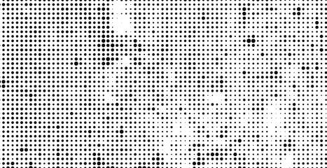 Abstract halftone texture. Black dots on white background. Vintage comic print template