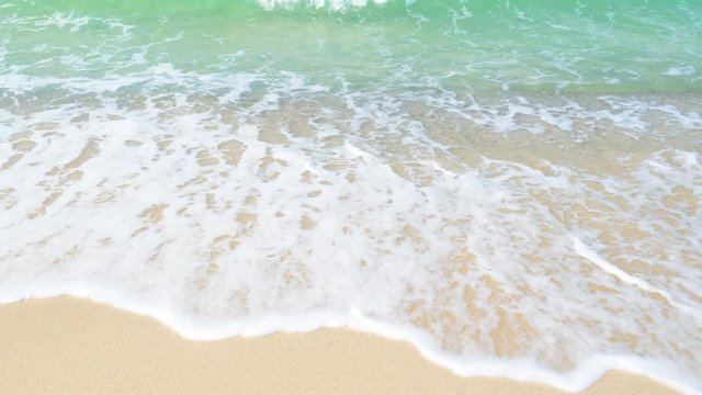 tropical sand beach  sea waves.
