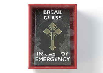 Emergency Red Box With Bible