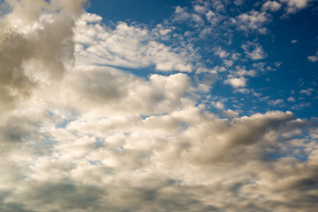 Dramatic clouds texture, abstract background