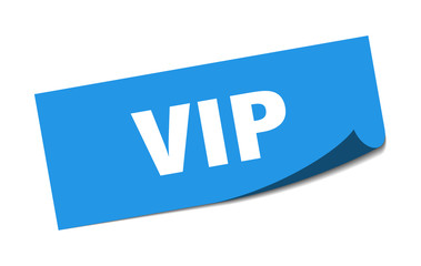 vip sticker. vip square isolated sign. vip