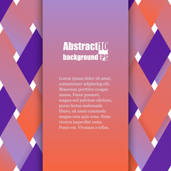 Colorful abstract 3d stripe background. Brochure template. Eps10 Vector illustration