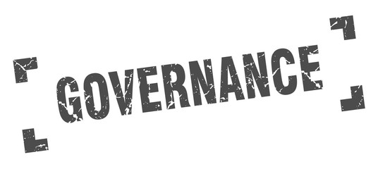 governance stamp. governance square grunge sign. governance