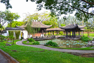 Obraz premium Suanluang rama 9 relax at the park.