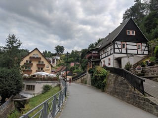 Fototapeta na wymiar houses in Hohenschwangau