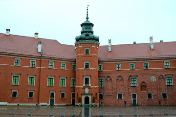 Obraz premium Wladyslaw's Tower, part of the Royal Castle, Old Town, Warsaw, Poland