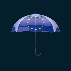 Umbrella concept - 3D Illustration