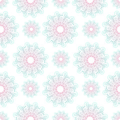 spiral mandalas wallpaper white blue red