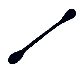 Ear sticks. Vector drawing icon