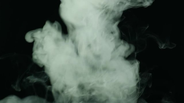 Smoke plumes on black background. Blend in screen mode overlays to add smoke effect to footage.
Smoke entering from the right