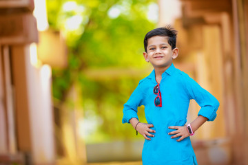 indian child  on traditional clothing