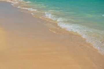 Fototapeta na wymiar Tropical pristine beach with turquoise water