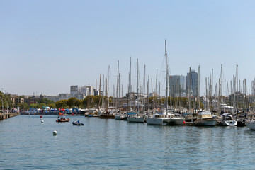 Fototapeta na wymiar Port of Barcelona