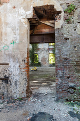 Fototapeta na wymiar Urban exploration / Abandoned sugar mill