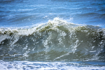 stormy ocean scenery background