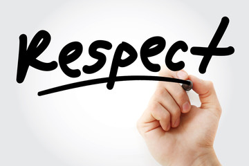 Respect text with marker