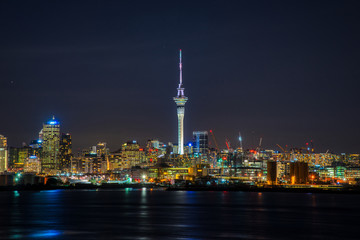 Obraz premium Auckland City at night