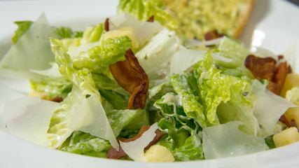  mixed vegetables salad in white plate