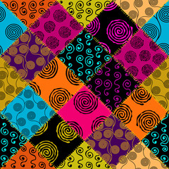 Vector ethnic tribal pattern. Seamless art image.