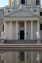 Saint Charles Church Karlskirche detail Vienna Austria