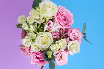 Bouquet of different flowers.