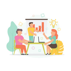 Office Business concept Vector illustration for business design and infographic