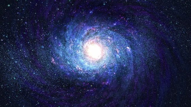 4k Flight to Spiral Galaxy