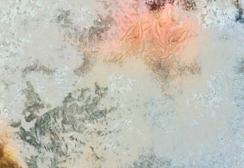 Fototapeta premium Abstract grunge background. Dirty style pattern. Simple painting art template with large textured brush strokes. Colorful pretty texture drawing by hand. Digital indigo wallpaper. Vintage backdrop.
