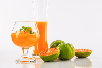 Fresh orange juice for health