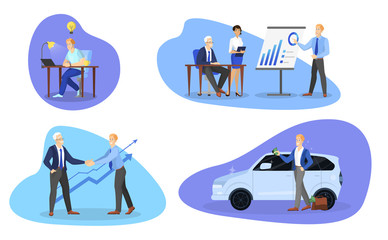 Young man creates a good idea and become rich