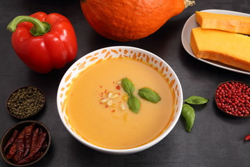 Pumpkin soup.