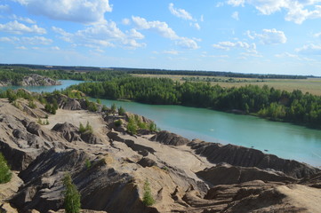 flooded sand pit