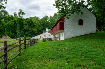 Obraz premium Hopewell Iron Furnace Barn