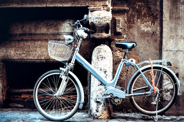 Obraz na płótnie Canvas .city ​​bike retro