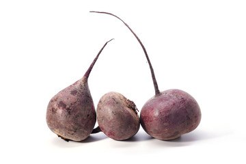 Natural Red Beet Vegetable Composition, vitamins vegan volumetric view front.