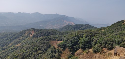 panoramic view of mountains