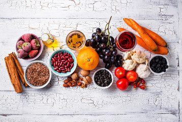 Cancer fighting products. Food for healthy