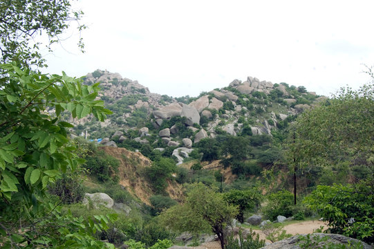 the view of nechar of mountain