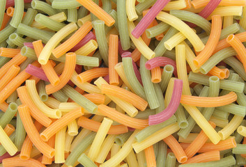 Colored macaroni background