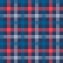 Tattersall material color seamless vector pattern