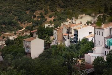 Benamahona one of the famous white towns from Cadiz region at Andalucia, Spain.