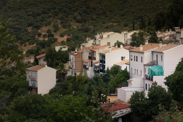 Benamahona one of the famous white towns from Cadiz region at Andalucia, Spain.