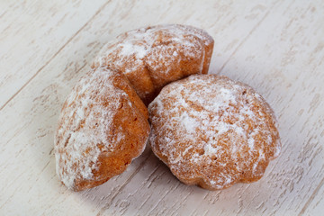 Delicious and sweet muffins