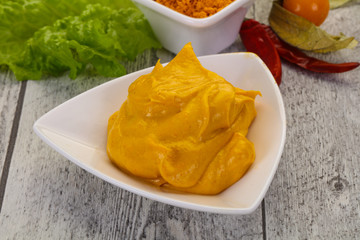 Curry sauce in the bowl