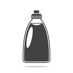 Dishwashing liquid icon vector isolated