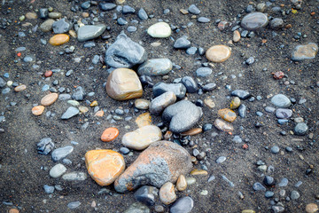 Beach Rocks in Vik, Iceland