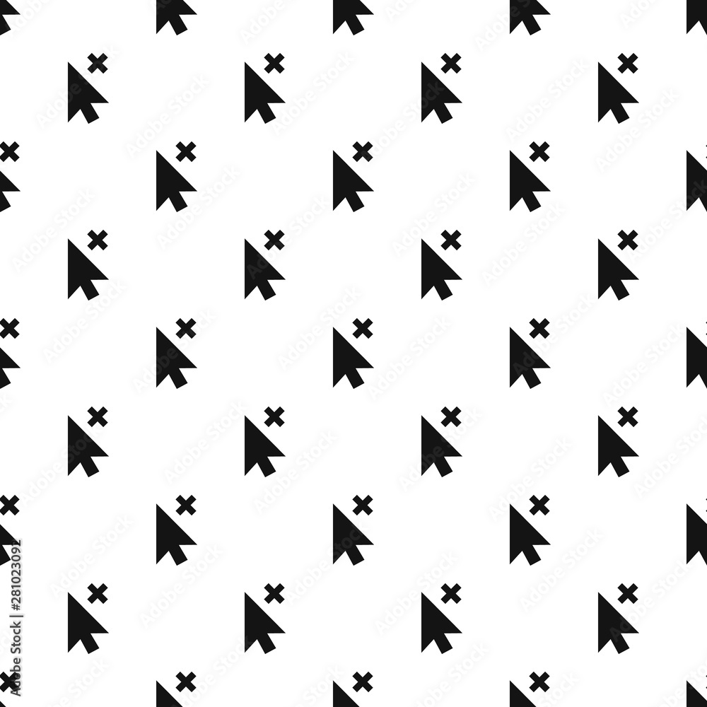 Poster cursor close element pattern seamless vector repeat geometric for any web design